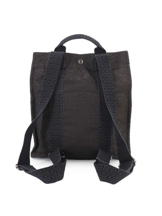Hermes Her Line Sac a Dos Backpack Canvas Gray Ad PM main image 5